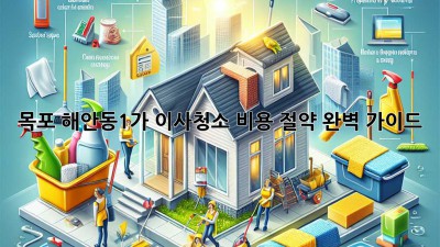 목포 해안동1가 이사청소 비용 절약 완벽 가이드